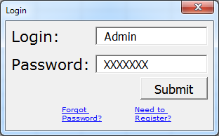 Sample Login Userform