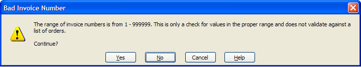 Image of long error warning in data validation.